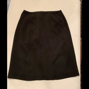 Black Lined Skirt